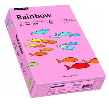 Papier xero kolorowy RAINBOW różowy R55 88042541