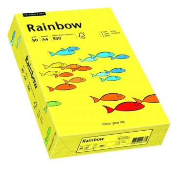 Papier xero kolorowy RAINBOW słonecznożółty R14 8