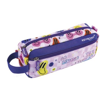 Piórnik saszetka KEYROAD, 21,5x9x5,5 cm, Smile