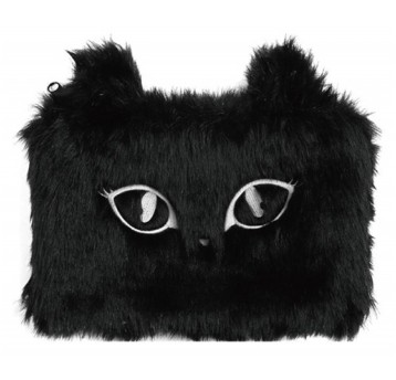 Piórnik-saszetka MEMORIS Fluffy Cat, włochata, na