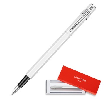 Pióro wieczne CARAN D'ACHE 849, F, białe