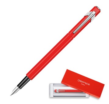 Pióro wieczne CARAN D'ACHE 849, F, czerwone