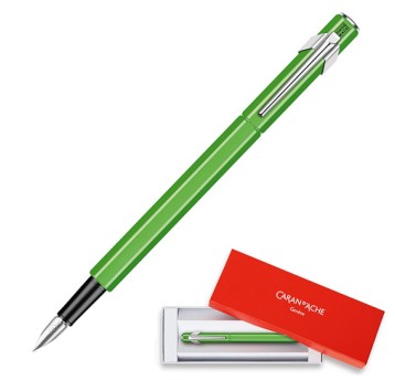 Pióro wieczne CARAN D'ACHE 849 Fluo Line, F, zielo