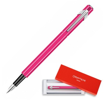 Pióro wieczne CARAN D'ACHE 849 Fluo Line, M, różow