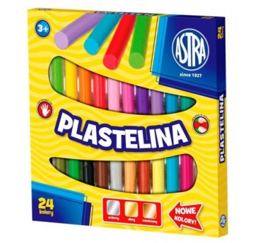 Plastelina Astra 24 kolory; 303110001 ASTRA