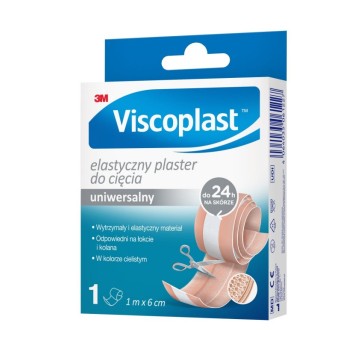 Plaster elastyczny VISCOPLAST, uniwersalny, 6cmx1m