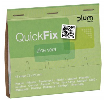 Plastry z aloesem PLUM QuickFix Aloe Vera, 45 szt.