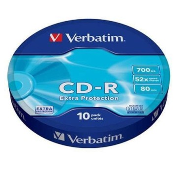 Płyta CD-R 700MB VERBATIM 52x wrap (10szt.)