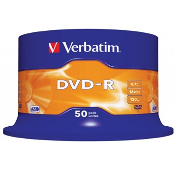 Płyta DVD-R VERBATIM AZO, 4,7GB, prędkość 16x, ca