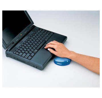 Podkładka pod nadgarstek żelowa Crystal niebieska