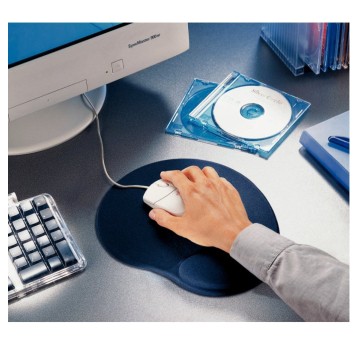 Podkładka żelowa pod mysz niebieska ESSELTE DATAL