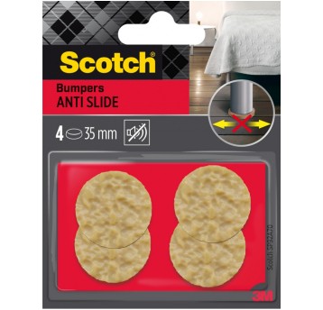 Podkładki przylepne SCOTCH Anti Slide, okrągłe, 35