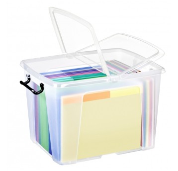 Pojemnik biurowy CEP Smartbox, 40l, transparentny