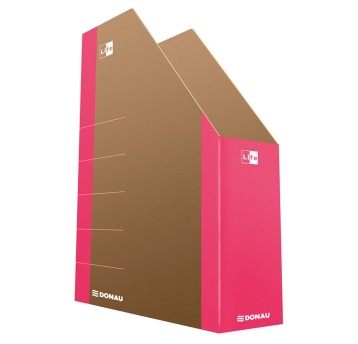Pojemnik na dokumenty DONAU Life, karton, A4, róż