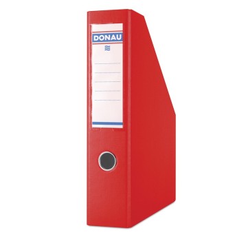 Pojemnik na dokumenty DONAU, PP, A4/75mm, czerwony