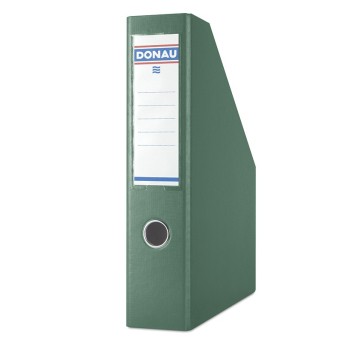 Pojemnik na dokumenty DONAU, PP, A4/75mm, zielony