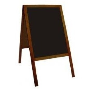 Potykacz kredowy w ramie drewnianej 70x50cm MEMOB