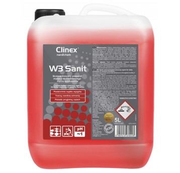 Preparat CLINEX W3 Sanit 5L, do mycia sanitariató