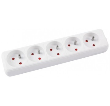 Przedłużacz OFFICE PRODUCTS, 5 gniazd, 5m, z uzie