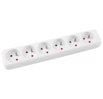 Przedłużacz OFFICE PRODUCTS, 6 gniazd, 5m, z uzie
