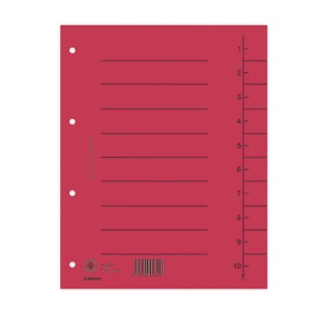 Przekładka DONAU, karton, A4, 235x300mm, 1-10, 1