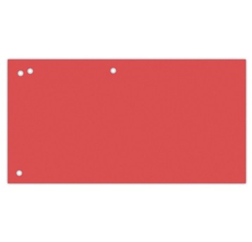 Przekładki OFFICE PRODUCTS kart1/3 A4 czerw 100szt