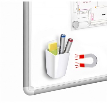 Przybornik magnetyczny CEP Pro GLOSS, biały