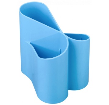 Przybornik na biurko ICO Lux, jasnoniebieski