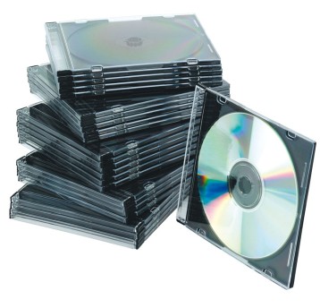 Pudełko na płytę CD/DVD Q-CONNECT, slim, 25szt.,