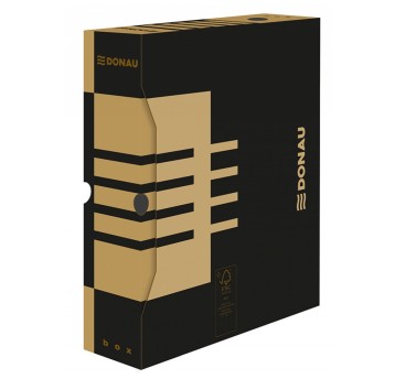 Pudło archiwizacyjne DONAU, karton, A4/80mm, brązo