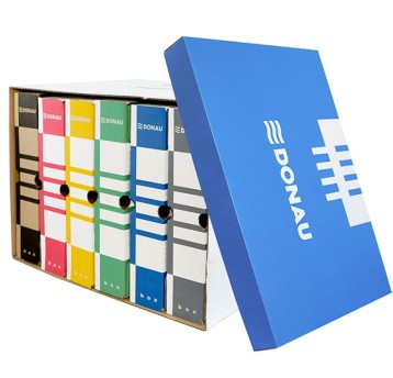 Pudło archiwizacyjne DONAU, karton, zbiorcze, gór