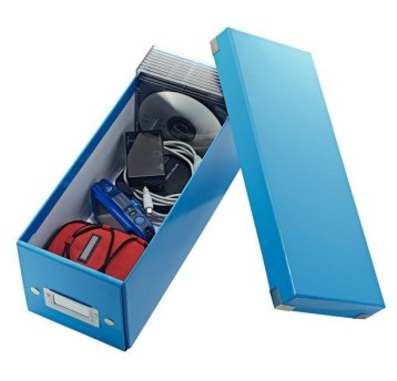 Pudło LEITZ C&S na CD WOW niebieskie 60410036