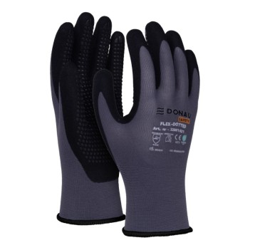 Rękawice DONAU SAFETY Flex-Dotted, kat. II, rozm.
