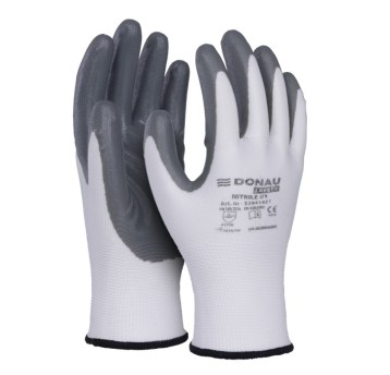 Rękawice DONAU SAFETY Nitrile 01, kat. II, rozm. 1