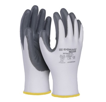 Rękawice DONAU SAFETY Nitrile 01, kat. II, rozm. 8