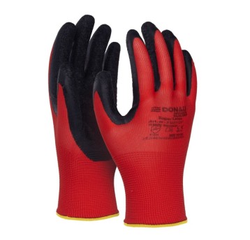 Rękawice DONAU SAFETY Super Latex, kat. II,rozm 8