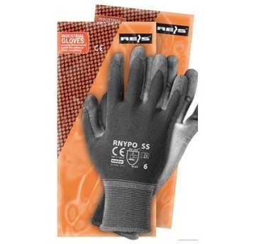 Rękawice powlekane stalowo-szare Rozmiar 10 RNYPO