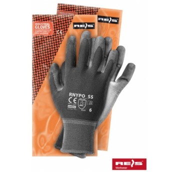 Rękawice powlekane stalowo-szare Rozmiar 9 RNYPO