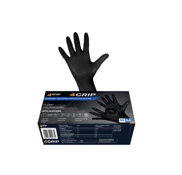 Rękawice rob.4WRK 4GRIP BLACK 8/M