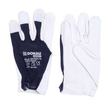 Rękawice robocze DONAU SAFETY sk. Koz ściąg 10/XL