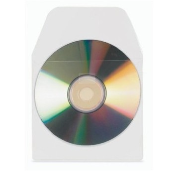 Samoprzylepna kieszeń na CD z zamknięciem 3L 127x