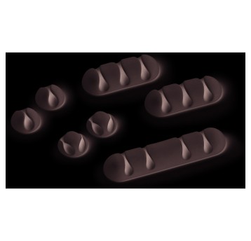 Samoprzylepne klipsy CAVOLINE CLIP 1 na 1 kabel,