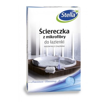 Ściereczka z mikrofibry STELLA, do łazienki, 1 szt