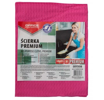 Ścierka premium OFFICE PRODUCTS, wiskoza 80%, gr.