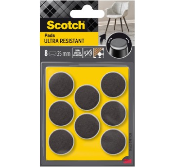 SCOTCH filc ultra odp. okr. 25mm 8szt cz-białe