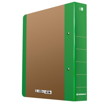 Segregator ringowy DONAU Life, A4/2RD/50mm, zielo