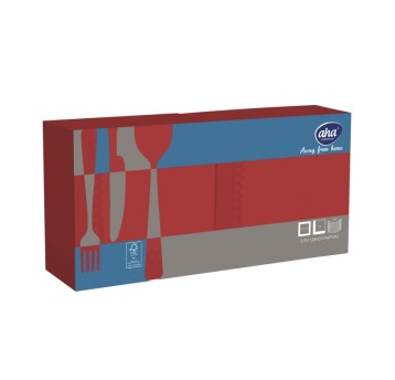 Serwetki AFH AHA, 2-warstwowe, składanie 1/4, 33x3