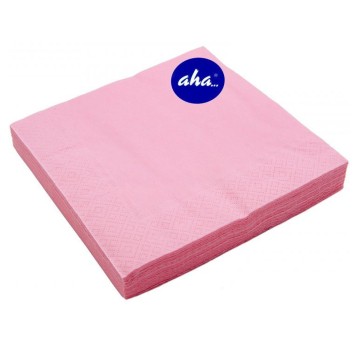 Serwetki AHA różowe 20sztuk