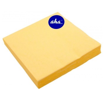 Serwetki AHA żółte 20sztuk