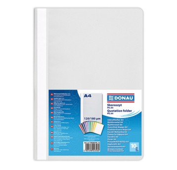 Skoroszyt DONAU, PP, A4, standard, 120/180mikr.,